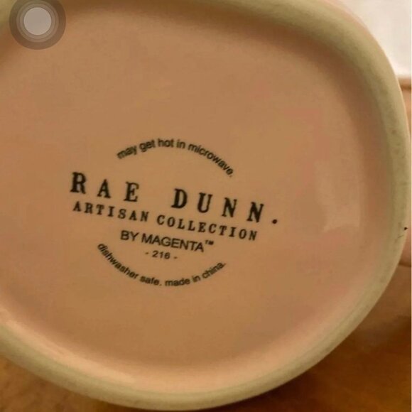 Rae Dunn Artisan Collection "Hip Hop" Pink Ceramic Mug NWOT - Picture 4 of 4